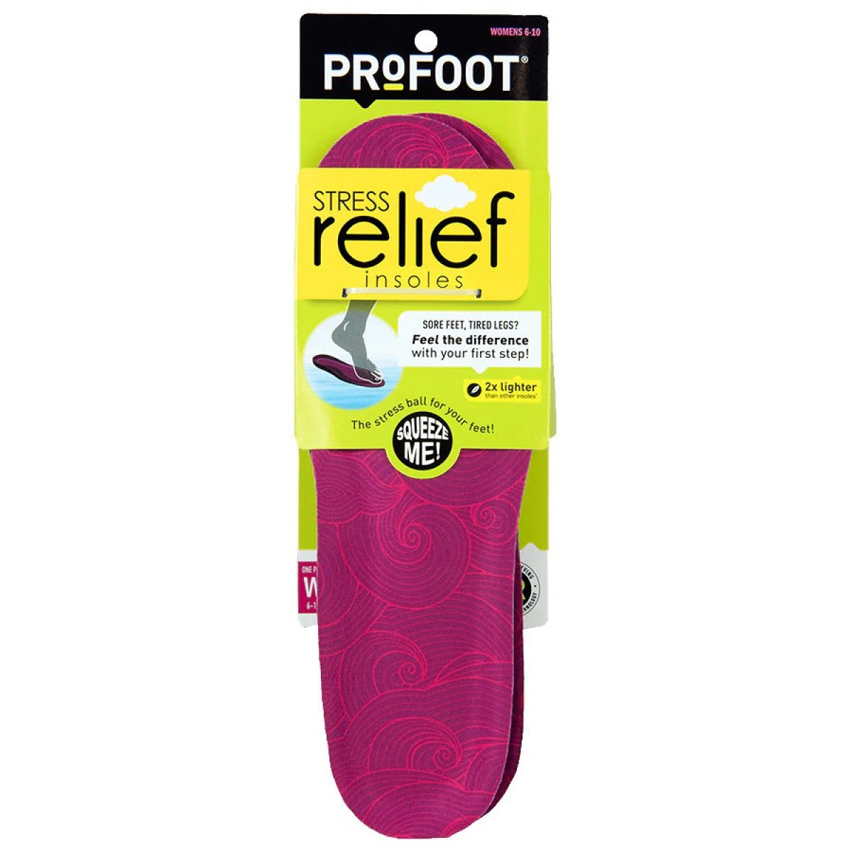 Semelles de soulagement du stress ProFoot pour femmes - Support orthopédique