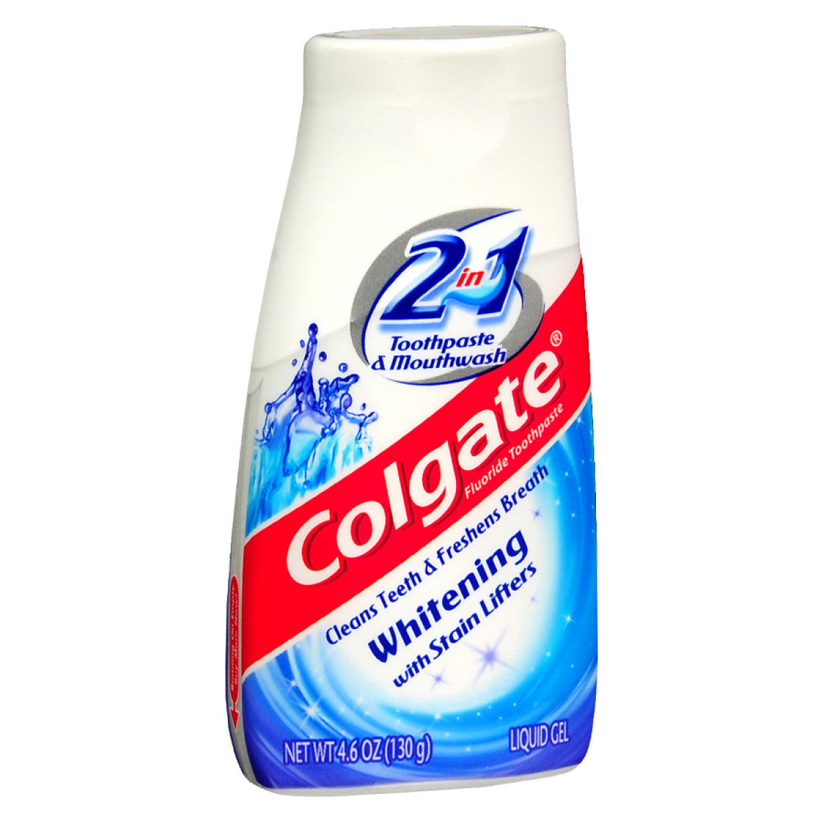Pasta de dientes y enjuague bucal blanqueador Colgate 2 en 1 - 4.6 oz