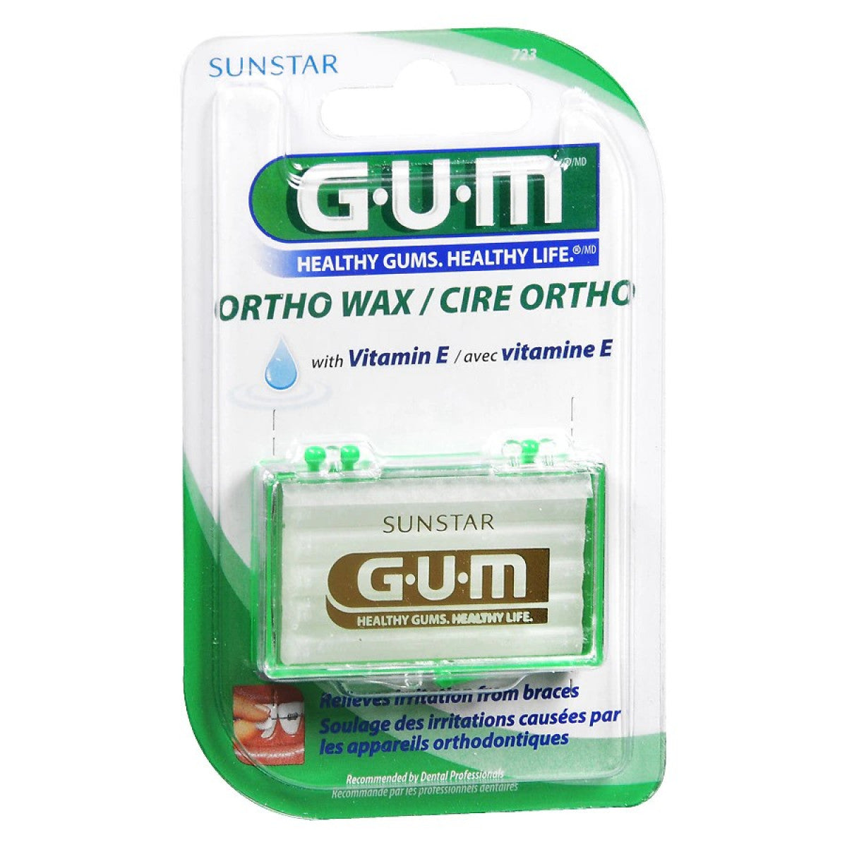 GUM Orthodontic Wax with Vitamin E