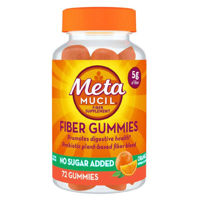 Gomitas de fibra sin azúcar Metamucil - Sabor naranja