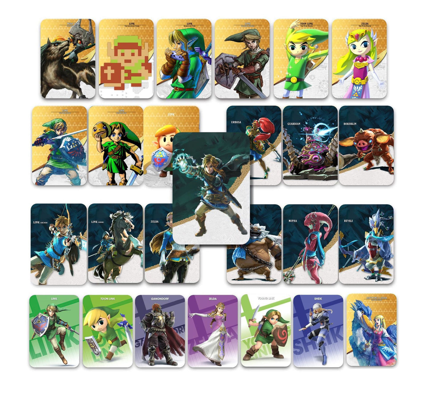 38pcs NFC introduction Zelda Legend Kingdom Tears amiibo Kingdom Tears amiibo Card - Korvel