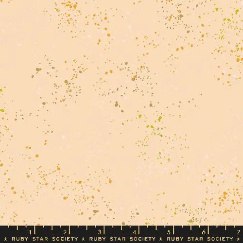 Beige Speckled Creme Brulee Cotton Fabric Per Yard