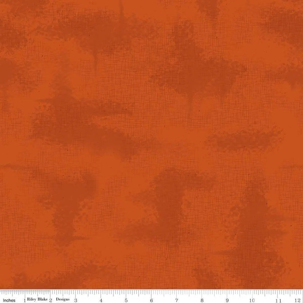 Tissu en coton orange Shabby Automne - 43"/44" par yard
