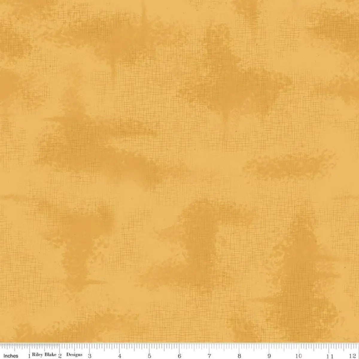 Tissu en coton jaune ambre shabby honey - 43"/44" par yard