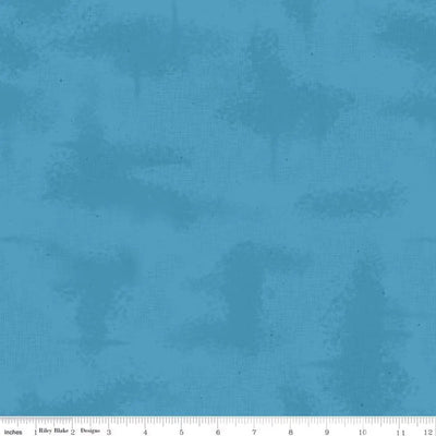 Blue Shabby Soldier Cotton Fabric - 43"/44" Per Yard