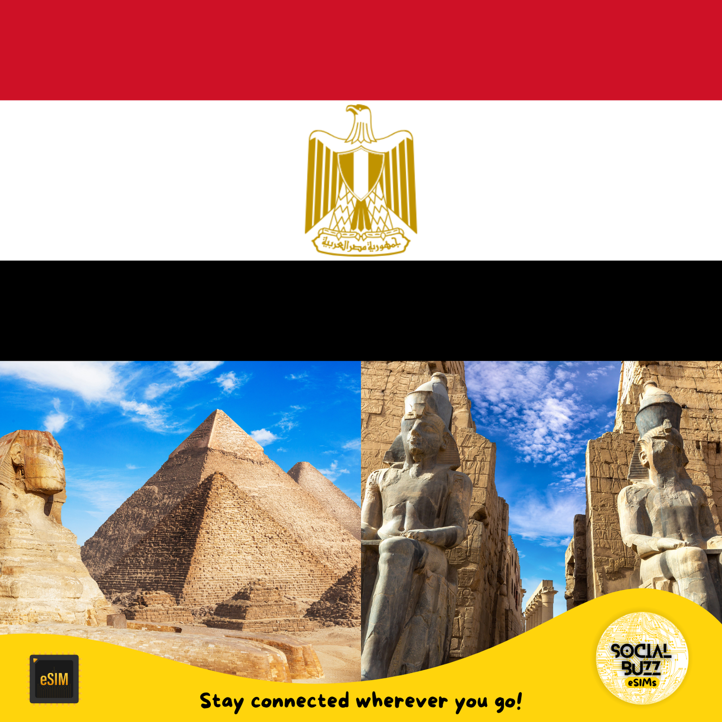 Egypt eSIM Data Plan for High-Speed Connectivity