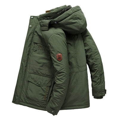 Premium Brown Cotton Parka for Young Adults