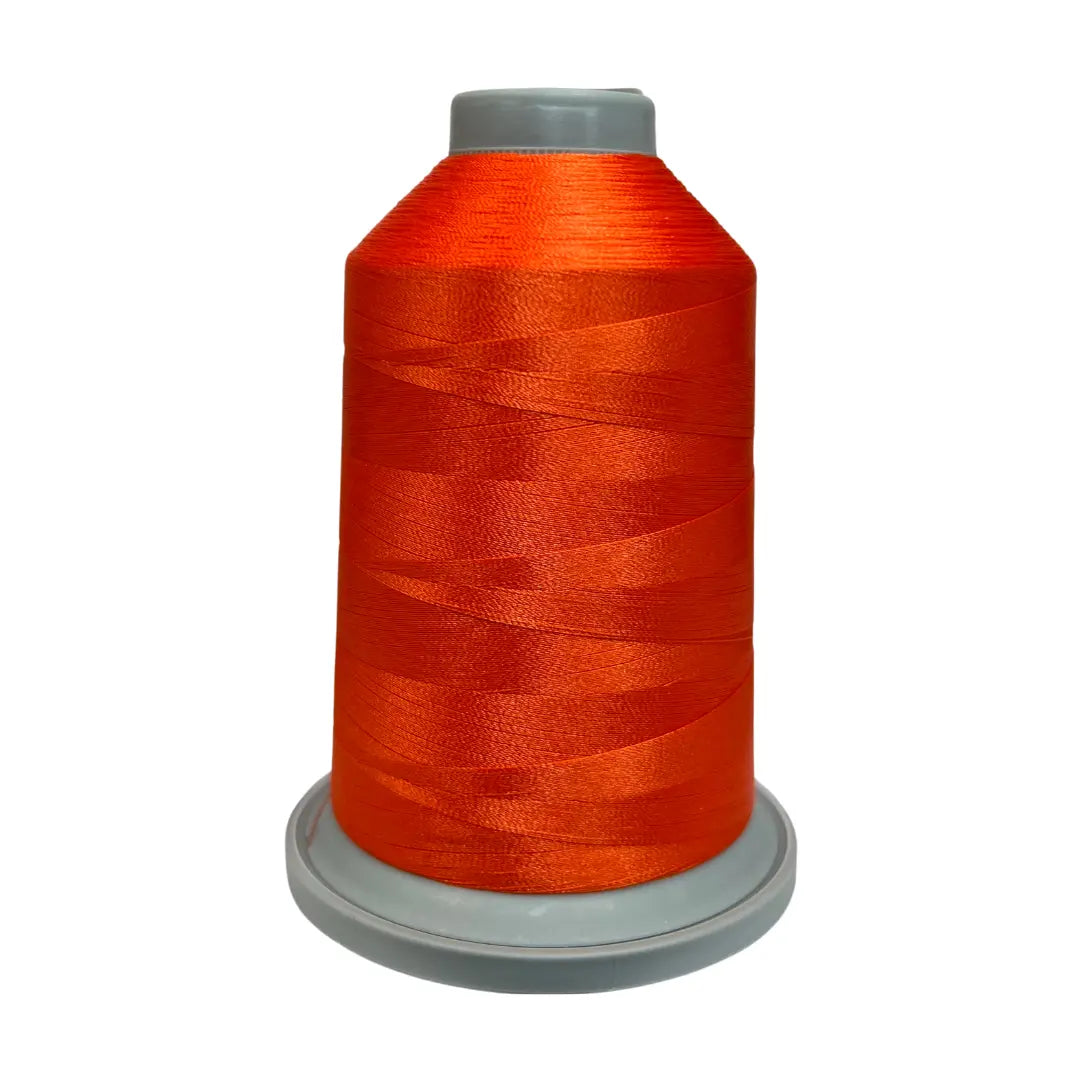 Hilo de poliéster Glide Naranja 50202 - Carrete King de 5,500 yardas