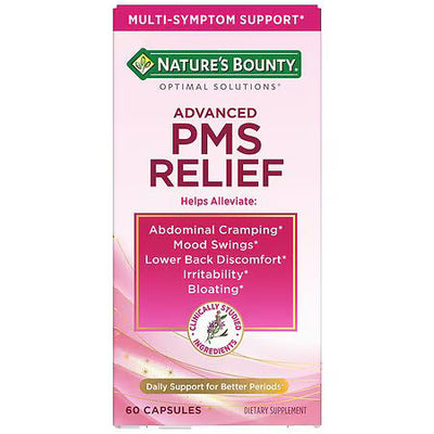 Nature's Bounty Advanced PMS Relief - 60 Capsules