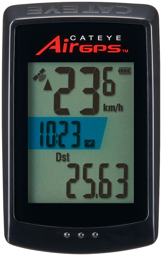 CatEye AirGPS Cycling Computer with Cadence Sensor - Black