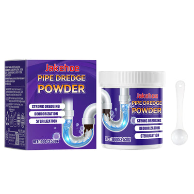JAKEHOE Pipe Dredge Powder, Household Kitchen And Bathroom Drain Water Clogging Dredging Deodorizing Pipe Cleaning Powder - Korvel