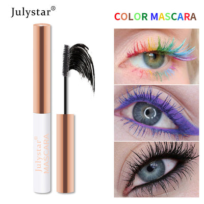 Eyelash Foundation Cream Waterproof Anti Sweat Not Dizzy Dye Slender Long Curl Warped Thick Color Mascara - Korvel