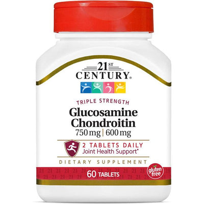 Comprimés de Glucosamine et Chondroïtine Triple Force du 21e Siècle