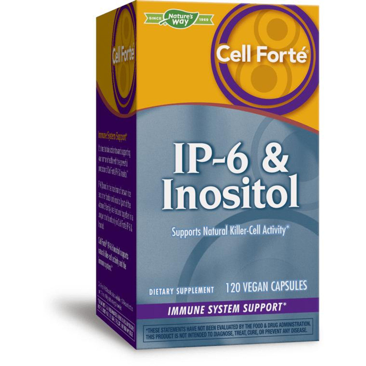 Cápsulas de Cell Forte IP-6 / Inositol - 120 Conteos