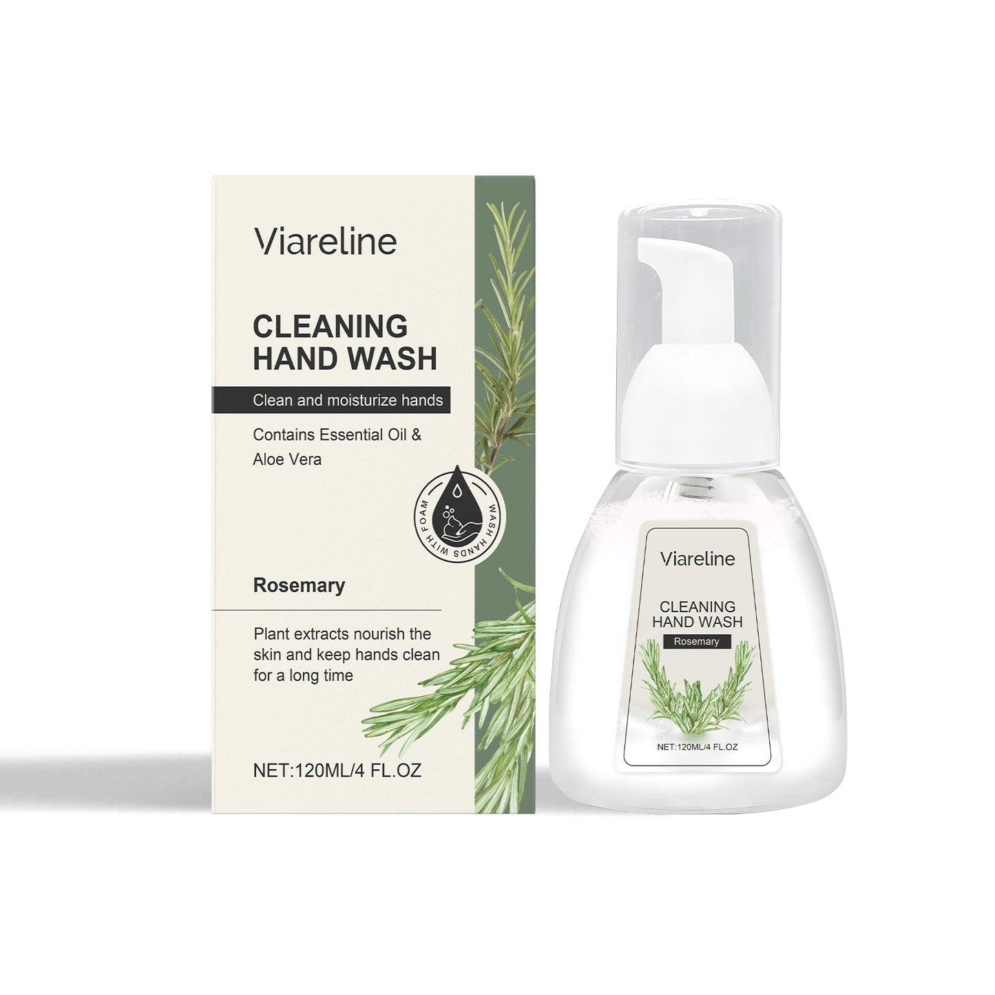 Désinfectant Mains Moussant Parfum Romarin