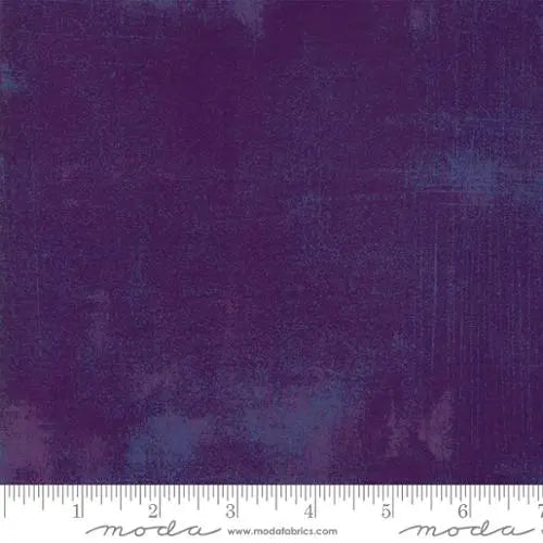 Purple Grunge Basics Loganberry Fabric - 44"/45" Per Yard