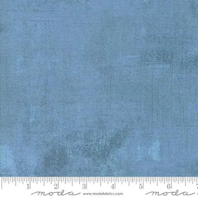 Tela de Denim Desgastada Blue Grunge Basics - 44"/45" por Yarda