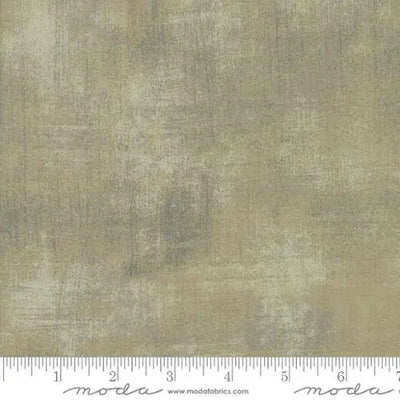 Grey Grunge Basics Khaki Fabric - 44"/45" Per Yard