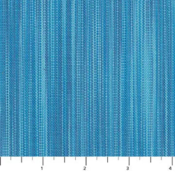 Blue Arctic Space Dye Cotton Fabric - 44"/45" per Yard