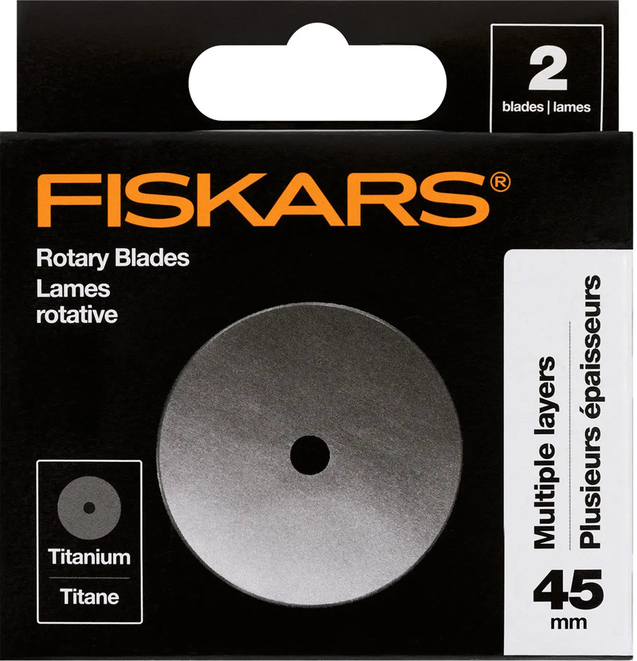 45mm Titanium Coated Replacement Rotary Blade - 2 Pack