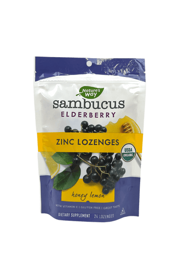Honey Lemon Elderberry Zinc Lozenges - Immune Support - Korvel