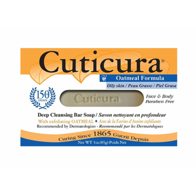 Savon nettoyant en profondeur Cuticura pour peau grasse - 3 oz