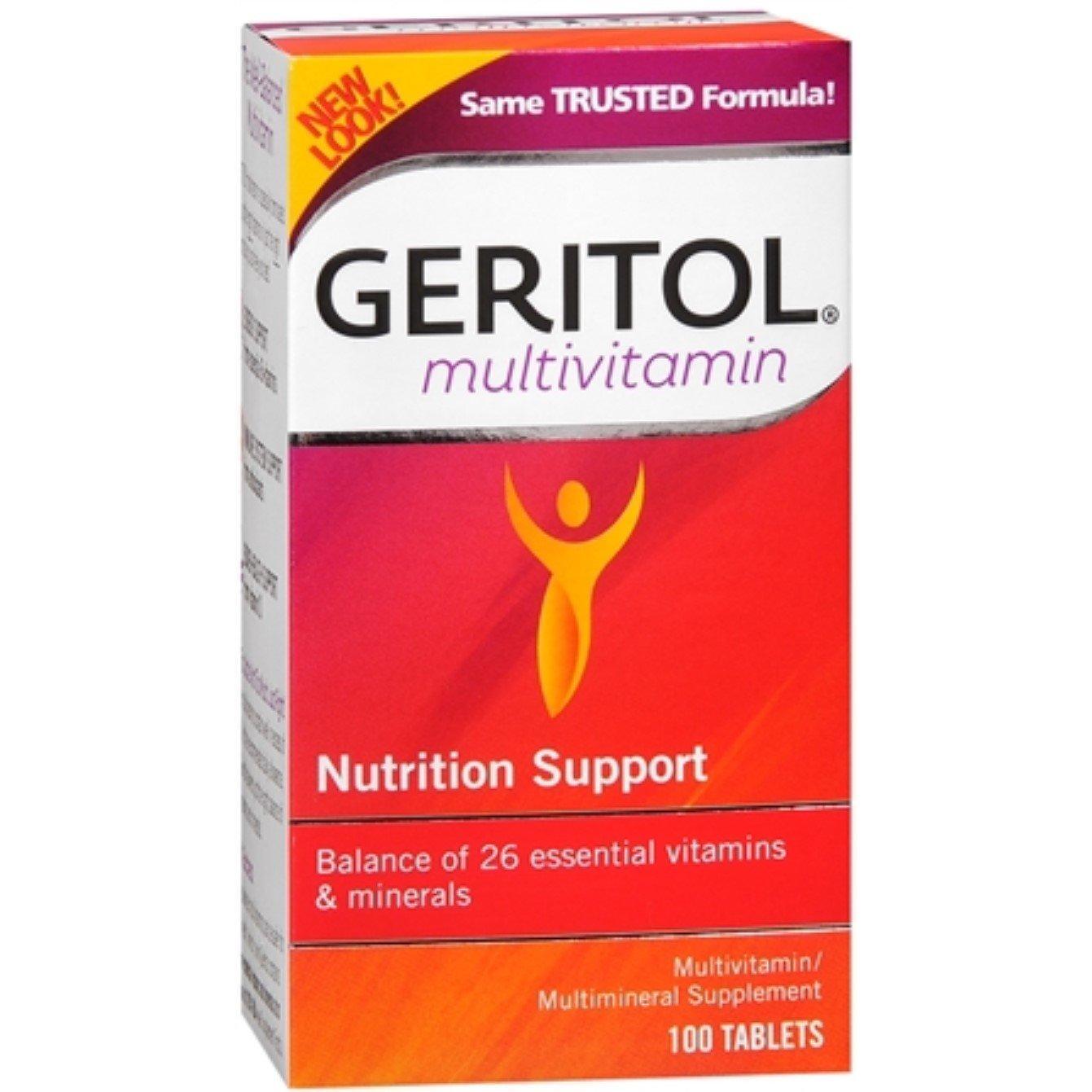 Geritol Multivitamin Nutrition Support Tablets - 100 Count