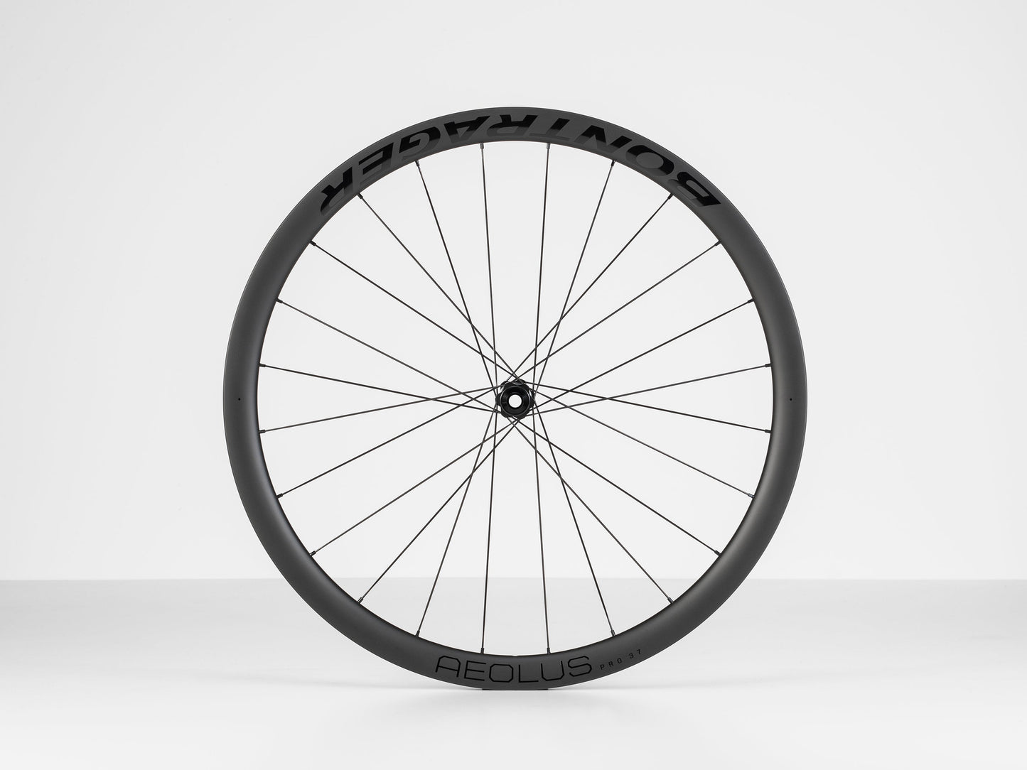Bontrager Aeolus Pro 37 Disc TLR Front Wheel - 700c, 24H, Black