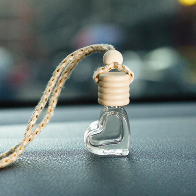 Glass car perfume pendant small empty bottle perfume car perfume bottle car accessories car accessories - Korvel