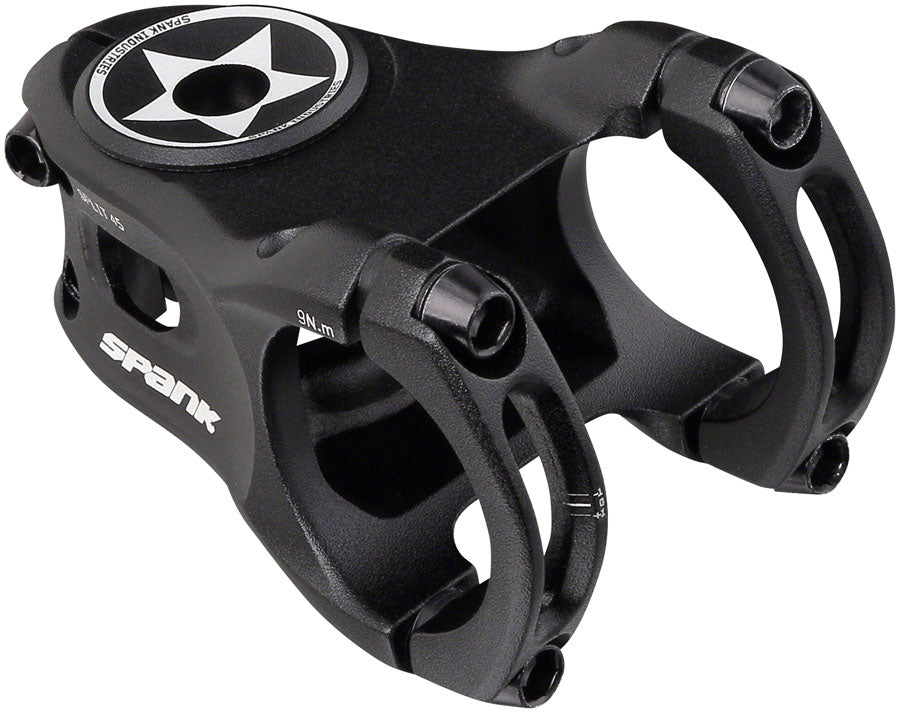 Spank Split 35 Stem - 45mm Clamp, Aluminum, Black