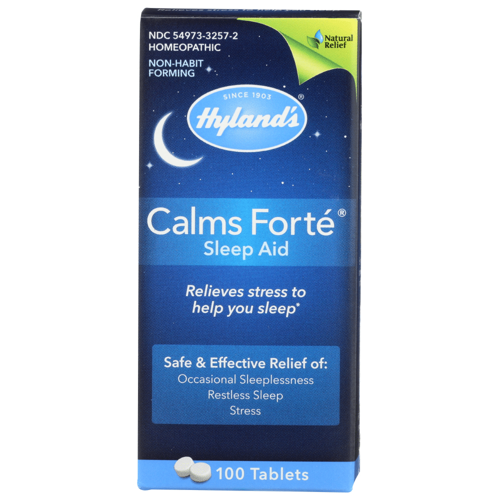 Hyland's Homeopathic Calms Forte - Aide au sommeil - 100 comprimés