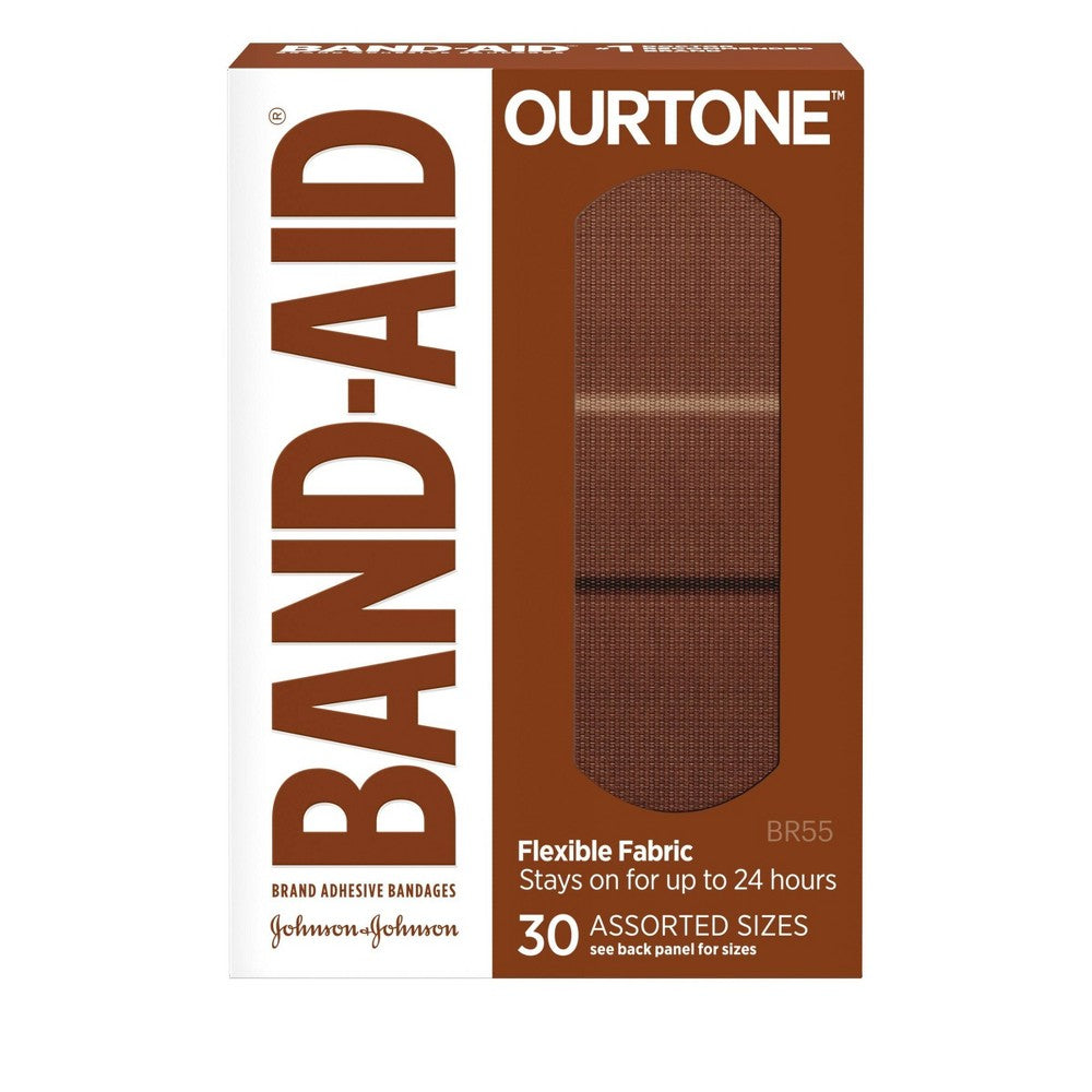 Tiritas de tela flexible Band-Aid Brand OURTONE – 30 unidades