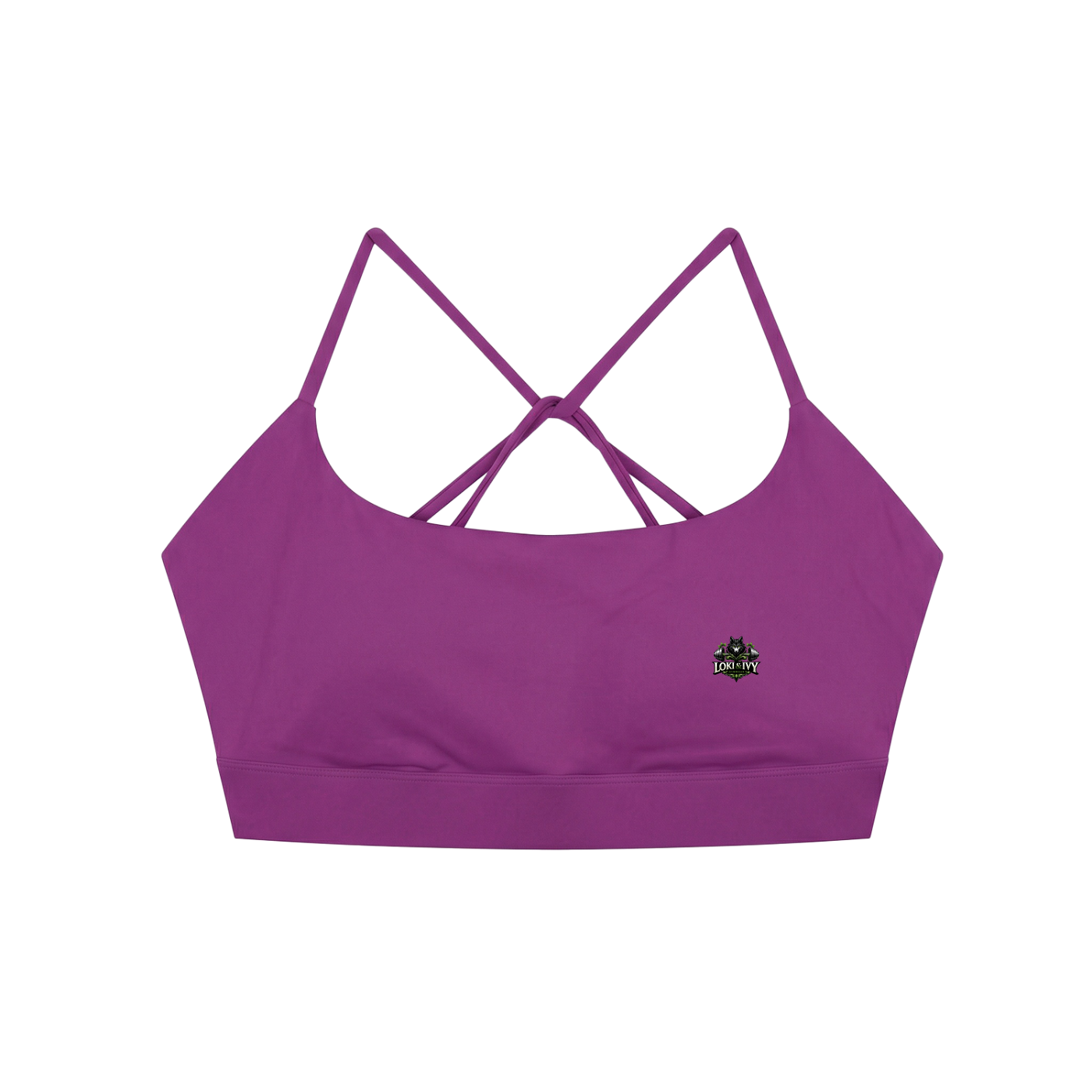 Soutien-gorge de yoga à bretelles croisées Loki & Ivy