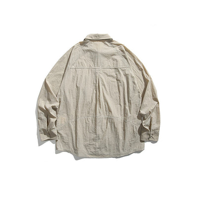 Casual sun protection long sleeved shirt jacket men's shirt - Korvel