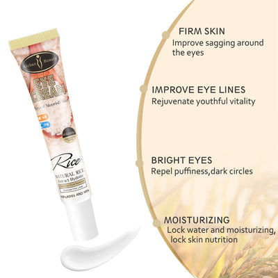 Rice Eye Cream To Remove Eye Bags And Dark Circles To Fade Fine Lines And Firming Eye Care Eye Cream - Korvel