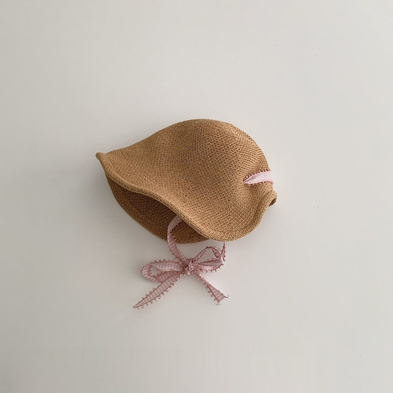 Sun-Proof Vacation Beach Straw Hat for Girls