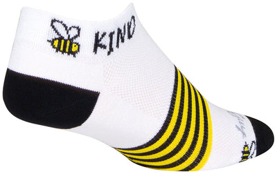 SockGuy Classic Bee Kind Socks - Small/Medium
