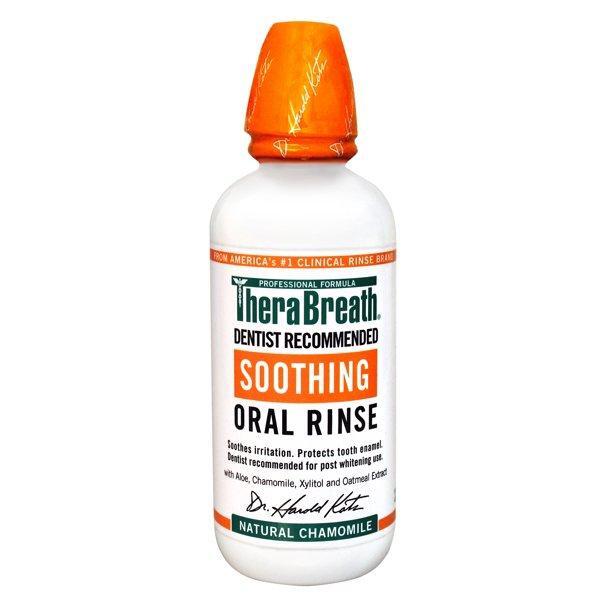TheraBreath Rince buccal apaisant sans alcool, Camomille, 0,47 L