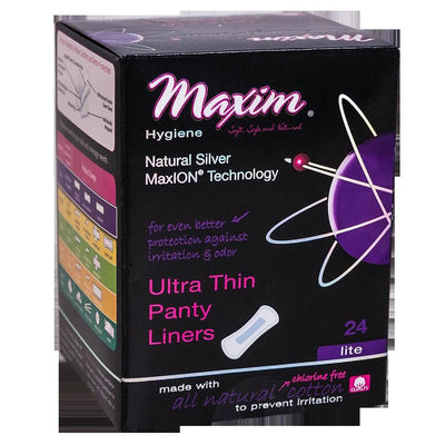 Maxim MaxION Ultra Thin Panty Liners - 24 Count