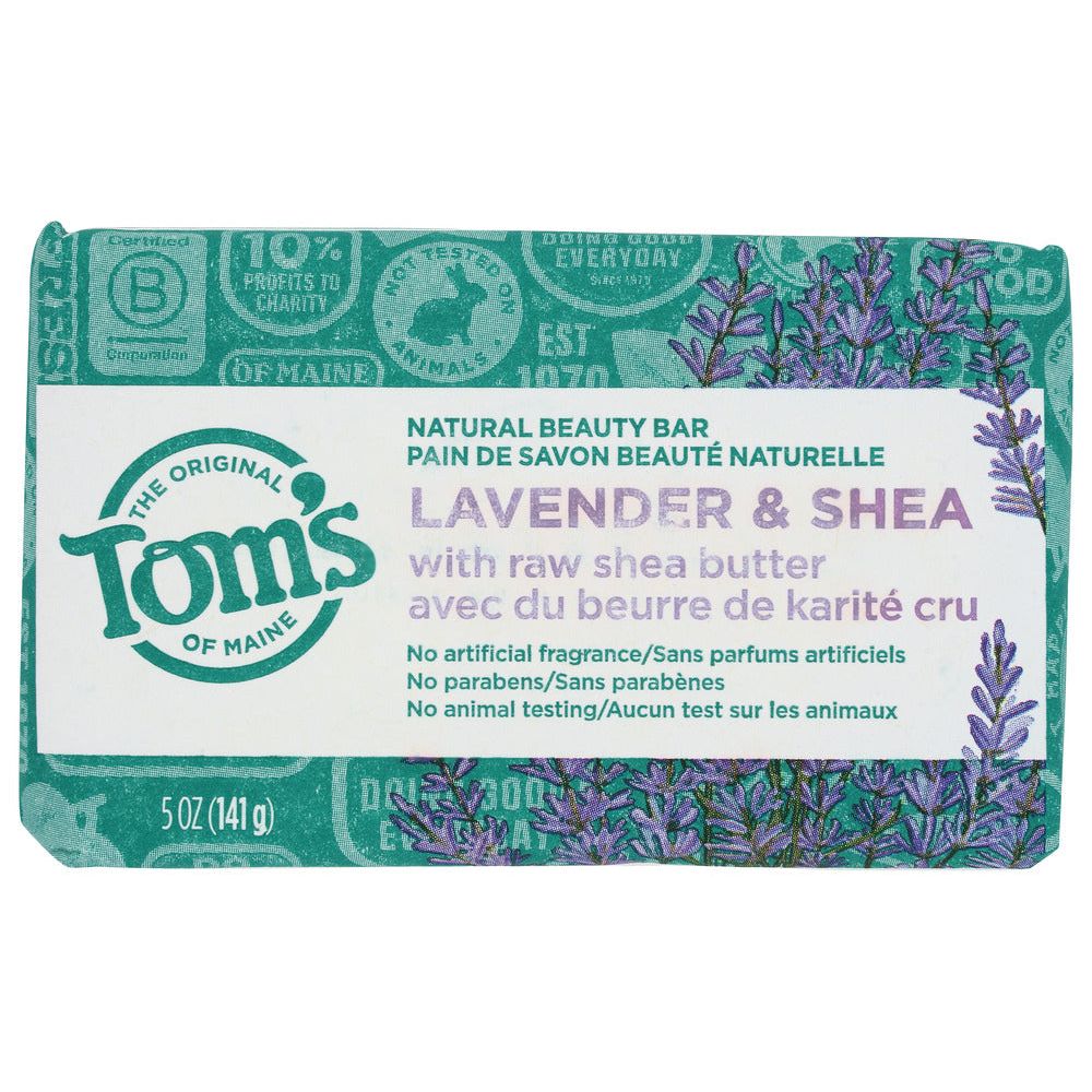 Tom's of Maine Lavender Tea Tree Beauty Bar Soap - 5 Oz