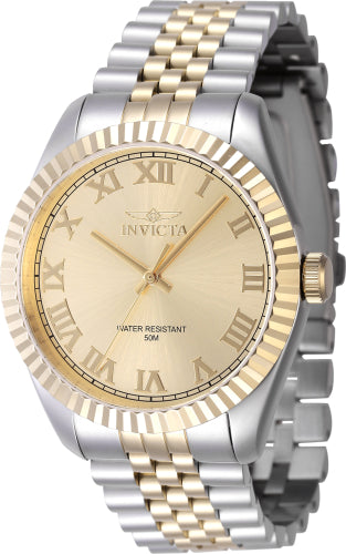 Invicta Men's Specialty Watch - Gold Dial & Stainless Steel