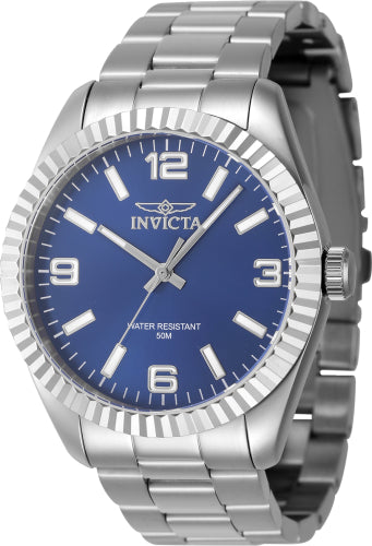 Reloj de Especialidad para Hombre Invicta - Esfera Azul y Acero Inoxidable