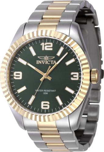 Montre Invicta pour homme - Cadran vert