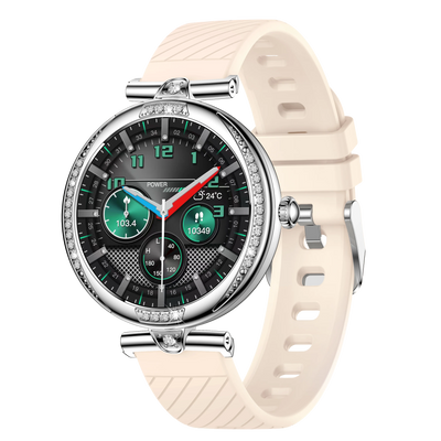 NX17 Pro Smart Watch Fashion Dimanond Ladies Wristwatch Amoled Bluetooth Calling Health Monitoring Women Fitness Smartwatch - Korvel