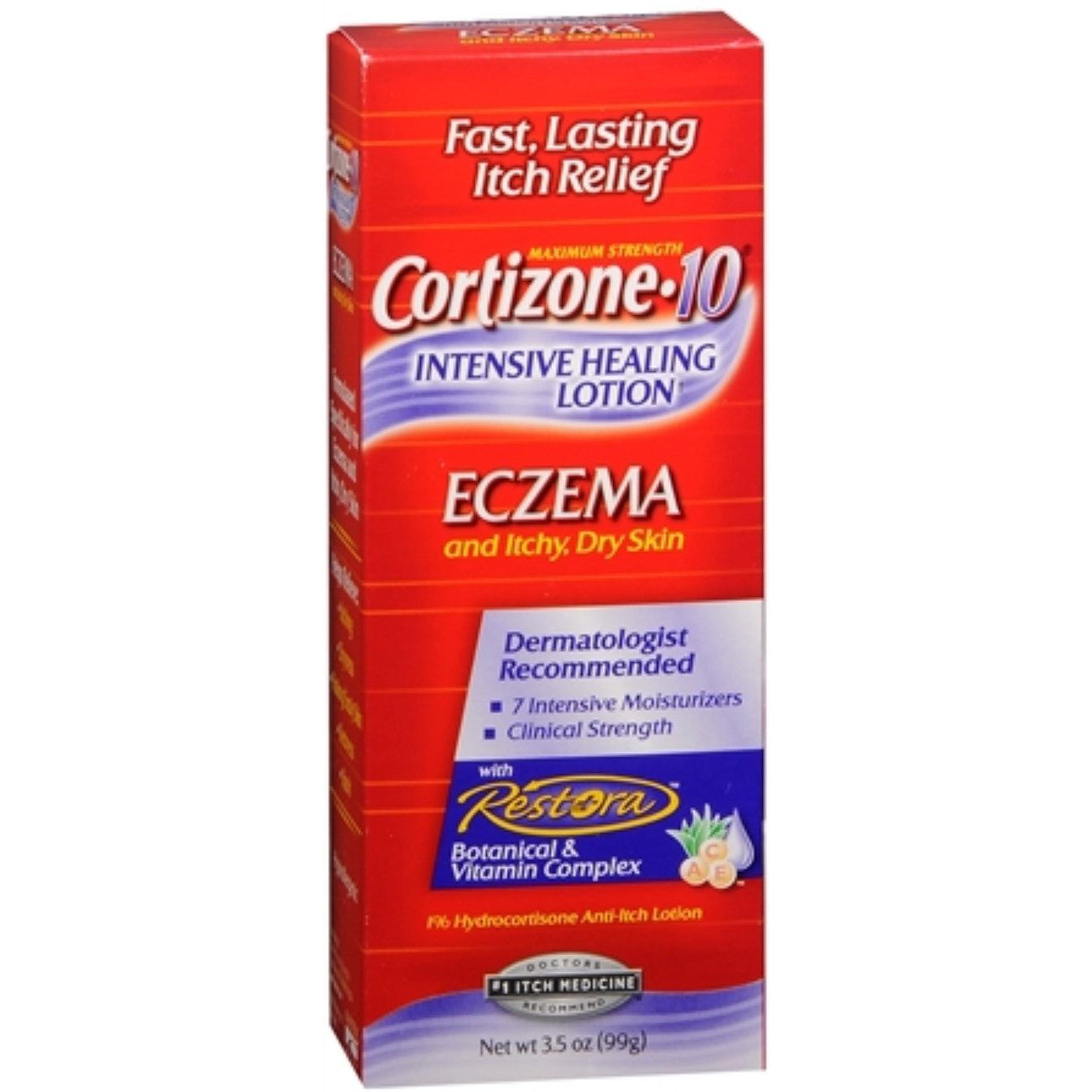Lotion Eczéma Intensive Healing Cortizone-10, 3,5 oz