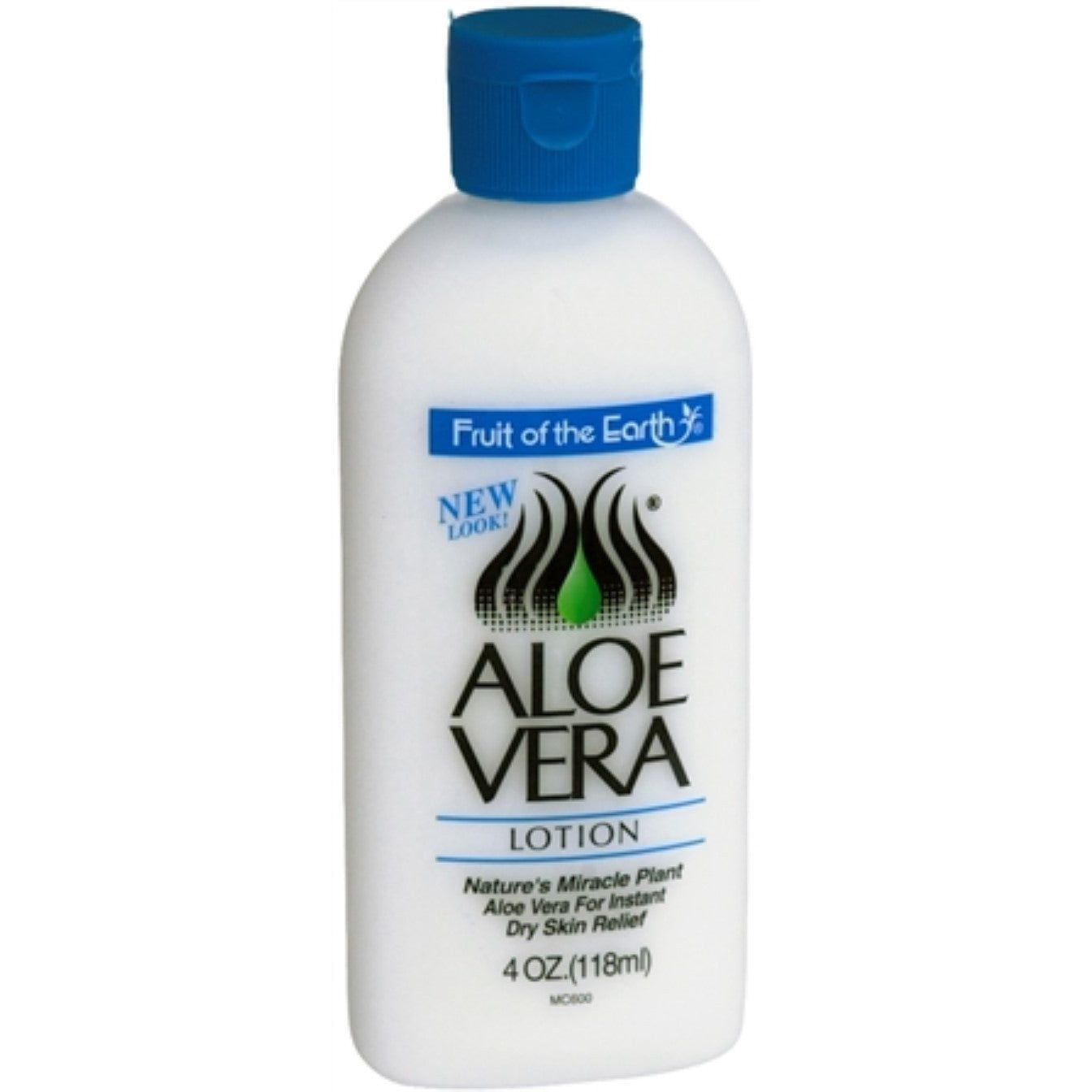 Loción para el cuidado de la piel Aloe Vera Fruit of the Earth, 4 Fl Oz