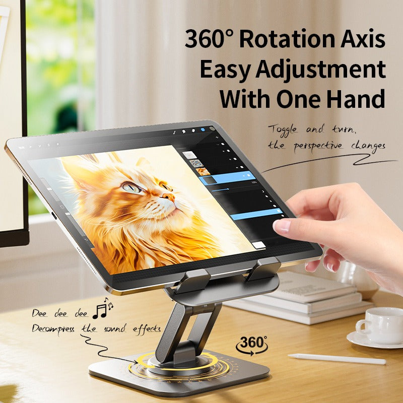 360 Degree Rotating Fotable Phone Stand Holder Pad Holder - Korvel