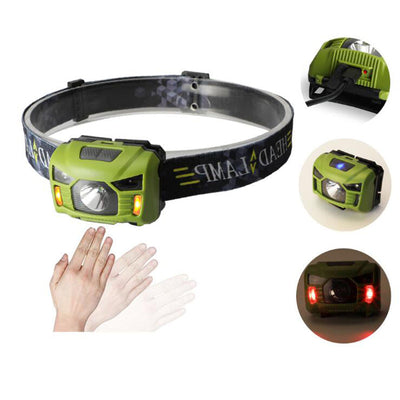 CREE 5W LED Rechargeable Headlamp with Motion Sensor