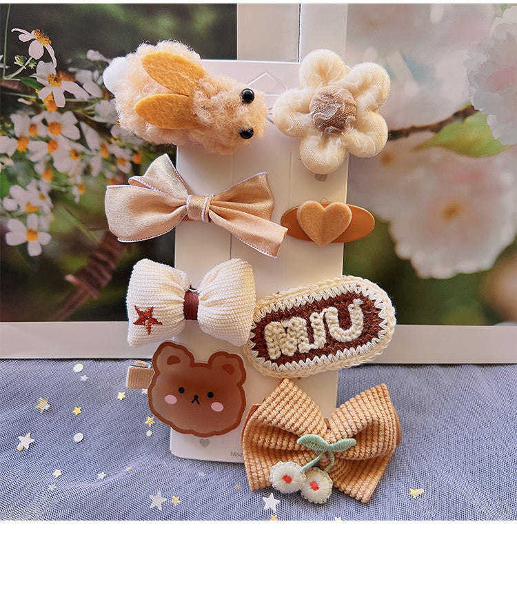 Barrette en Peluche pour Enfants - Accessoire de Cheveux Mignon et Confortable