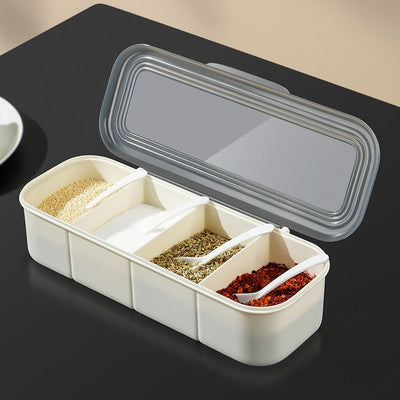 Japanese Minimalist Spice Organizer with Lid